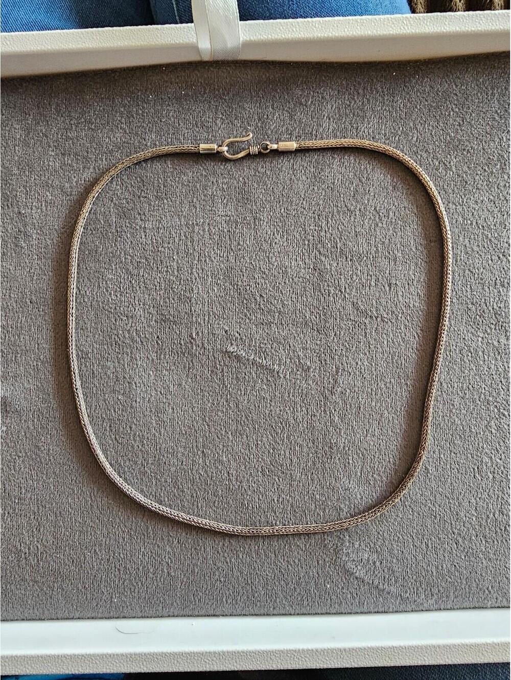 Sterling Silver 925 18" Wheat Chain 12.75g